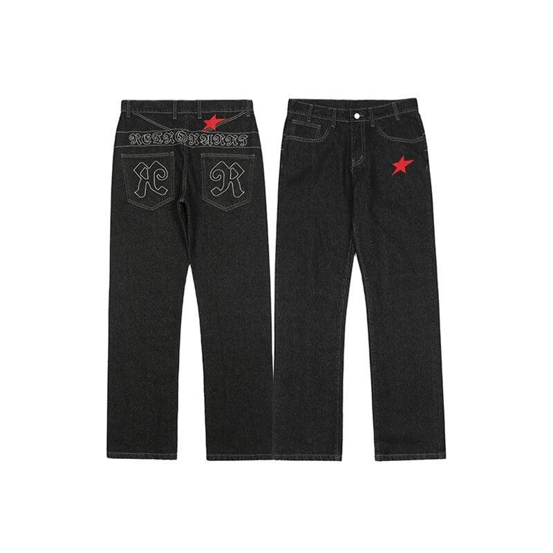 Y2K Jeans Black