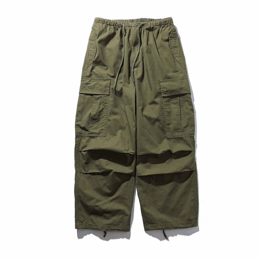 Pantalon Cargo Vert Kaki