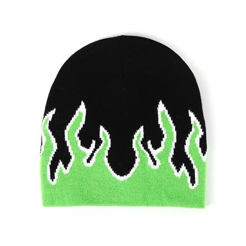 Bonnet Gorpcore Flamme verte