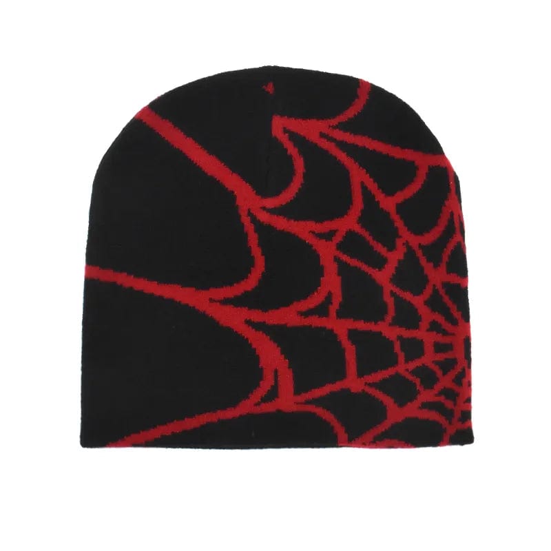 Bonnet Streetwear Homme noir et rouge