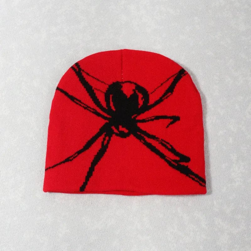 Bonnet Araignée rouge