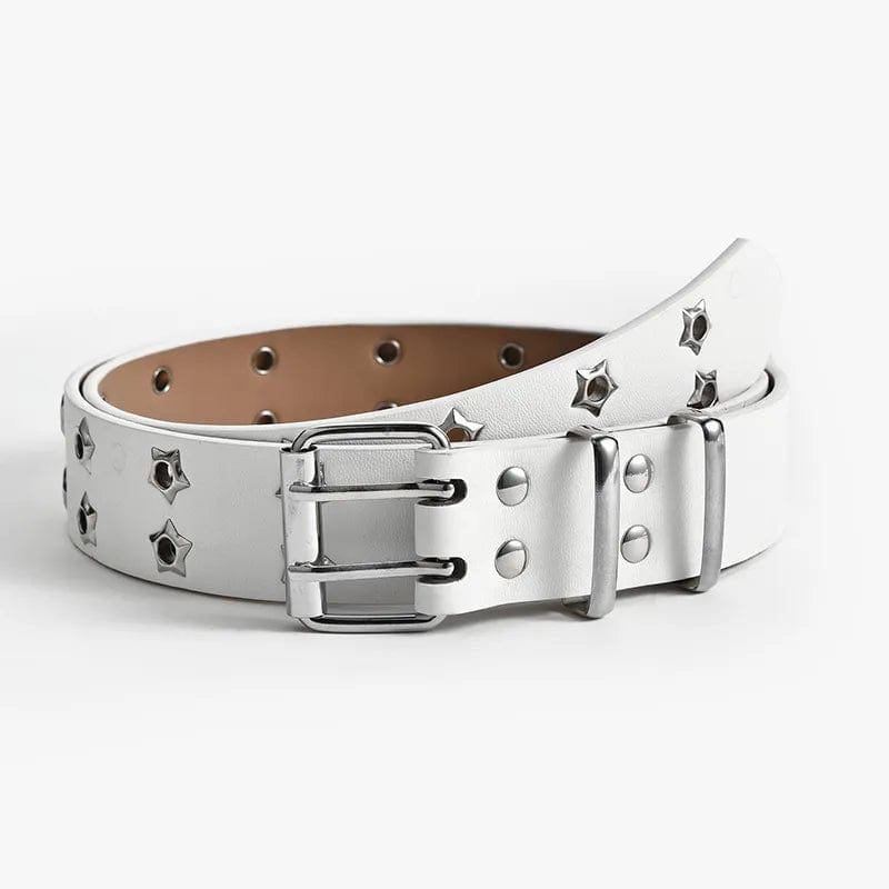 Ceinture étoile Y2K blanche