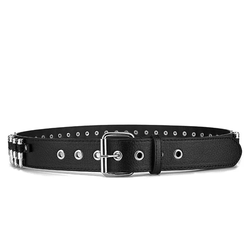 Ceinture noir Y2K Retro