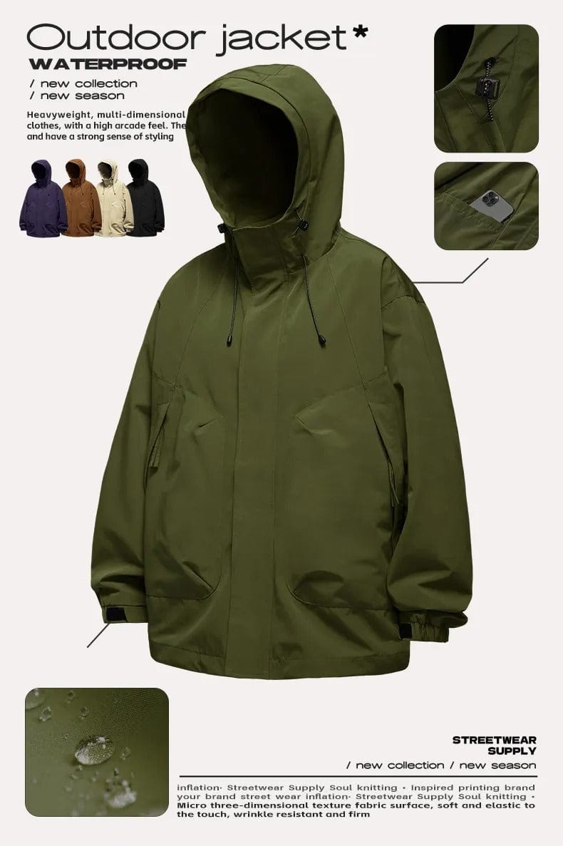 Veste GorpCore Vert