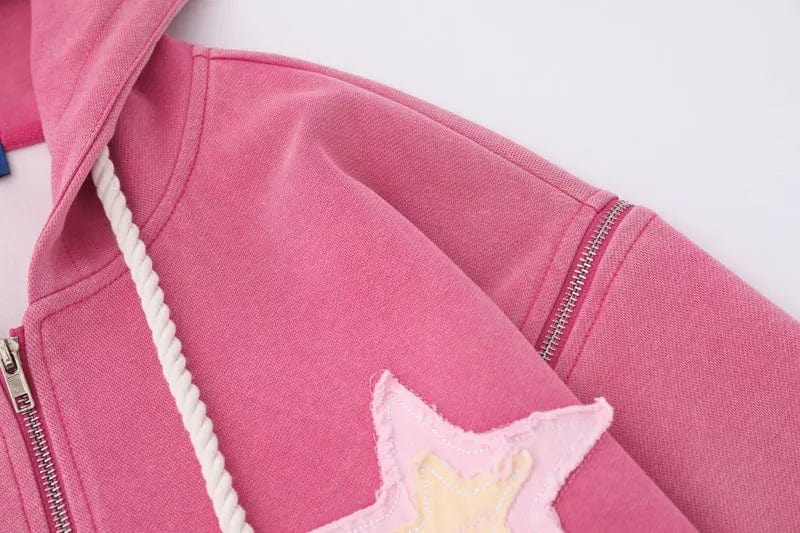 Y2K Hoodie Pink