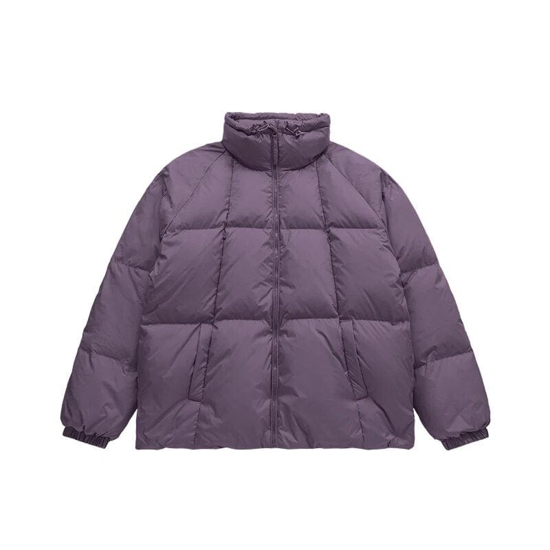 Doudoune violet Homme Streetwear