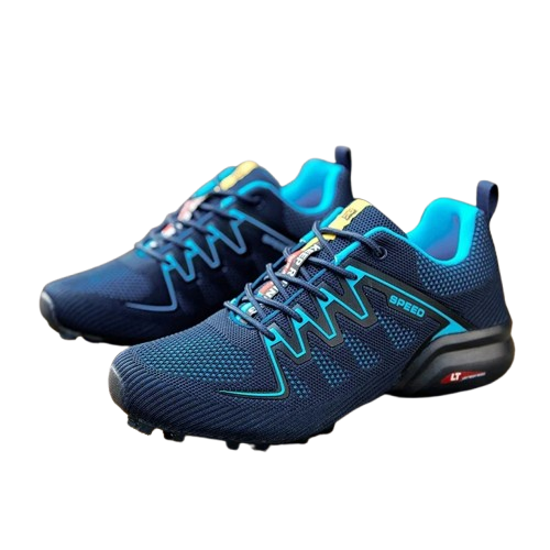 gorpcore shoes outdoor bleu