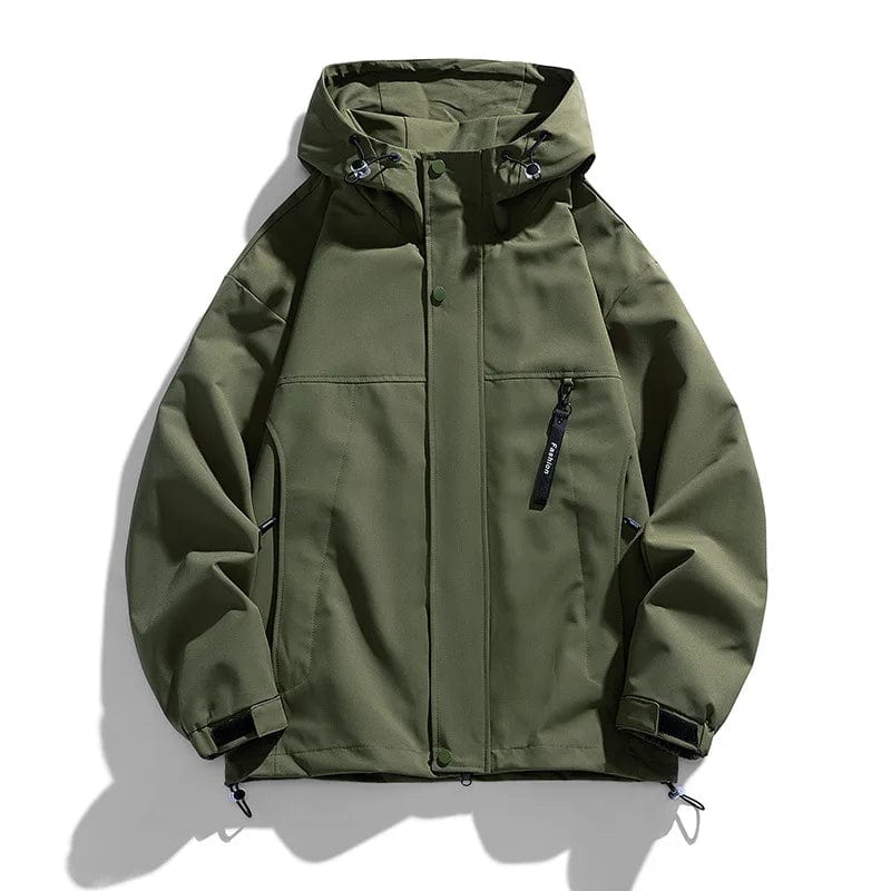 Gorpcore Windbreaker verte