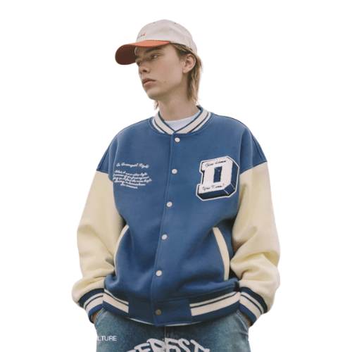 Varsity Jacket bleu