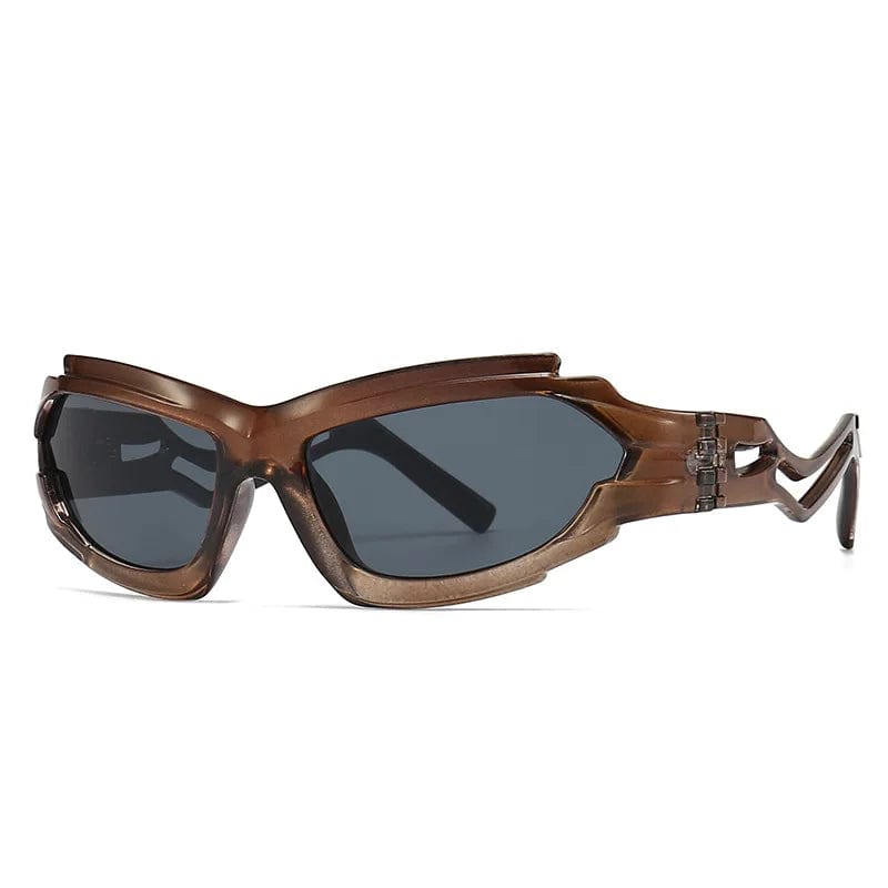 Lunette Techwear marron