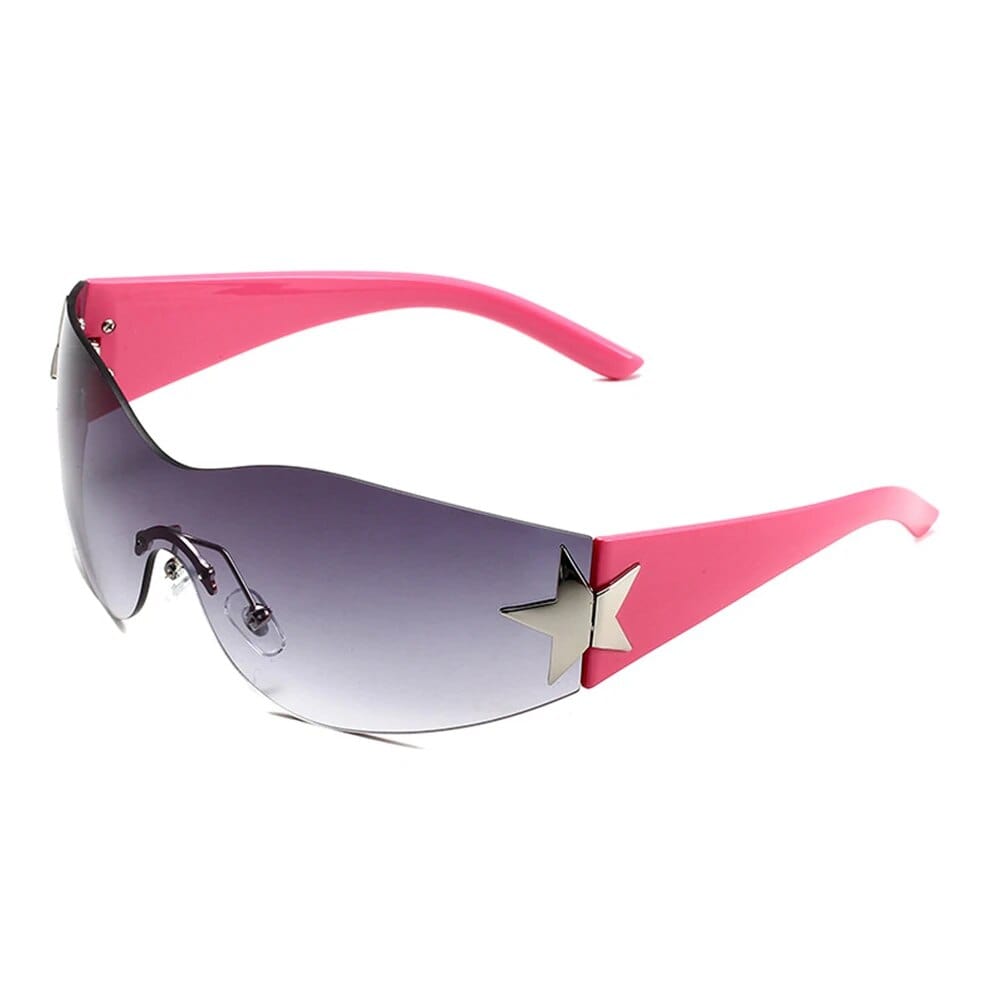 Lunettes de Soleil rose Y2K