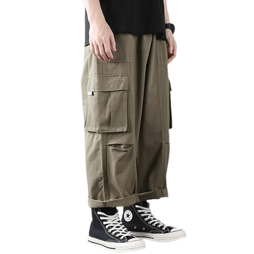 Pantalon Cargo Homme Beige