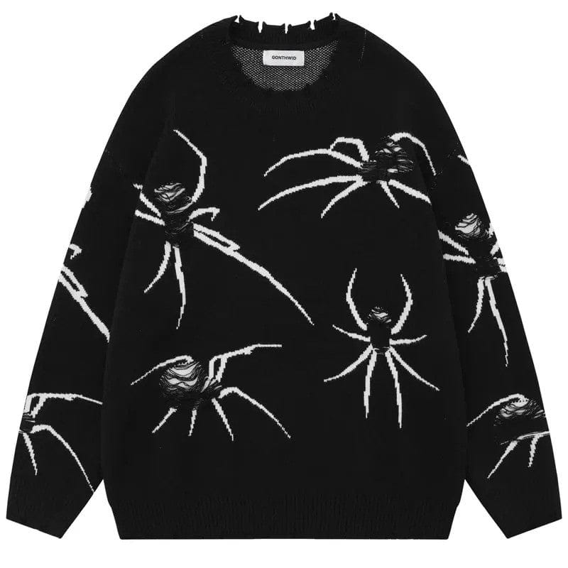 Pull Araignée noir