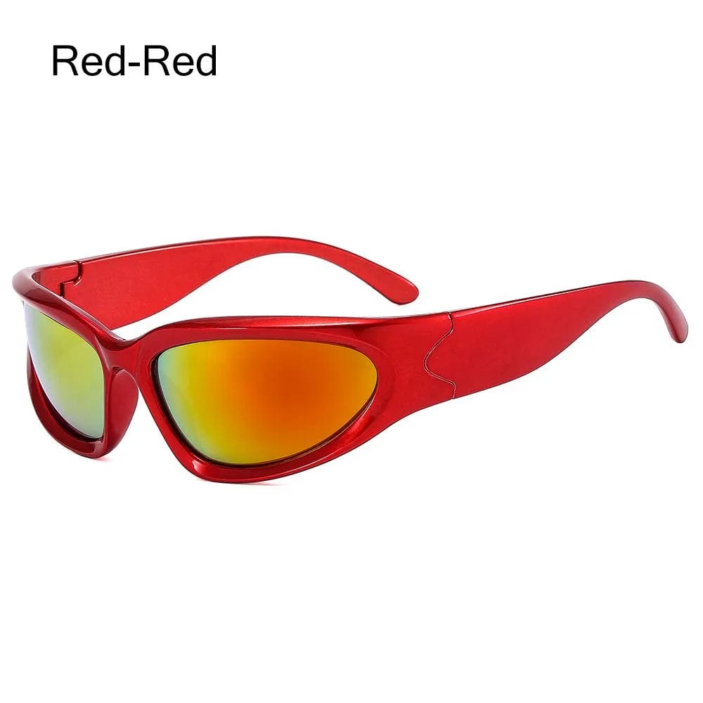 sunglasse gorpcore rouge