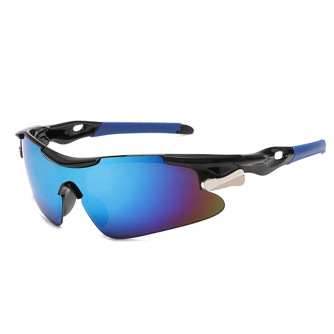 Sunglasses Techwear bleu et noir