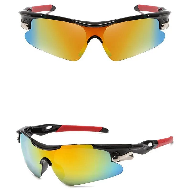 Sunglasses Techwear noir et rouge