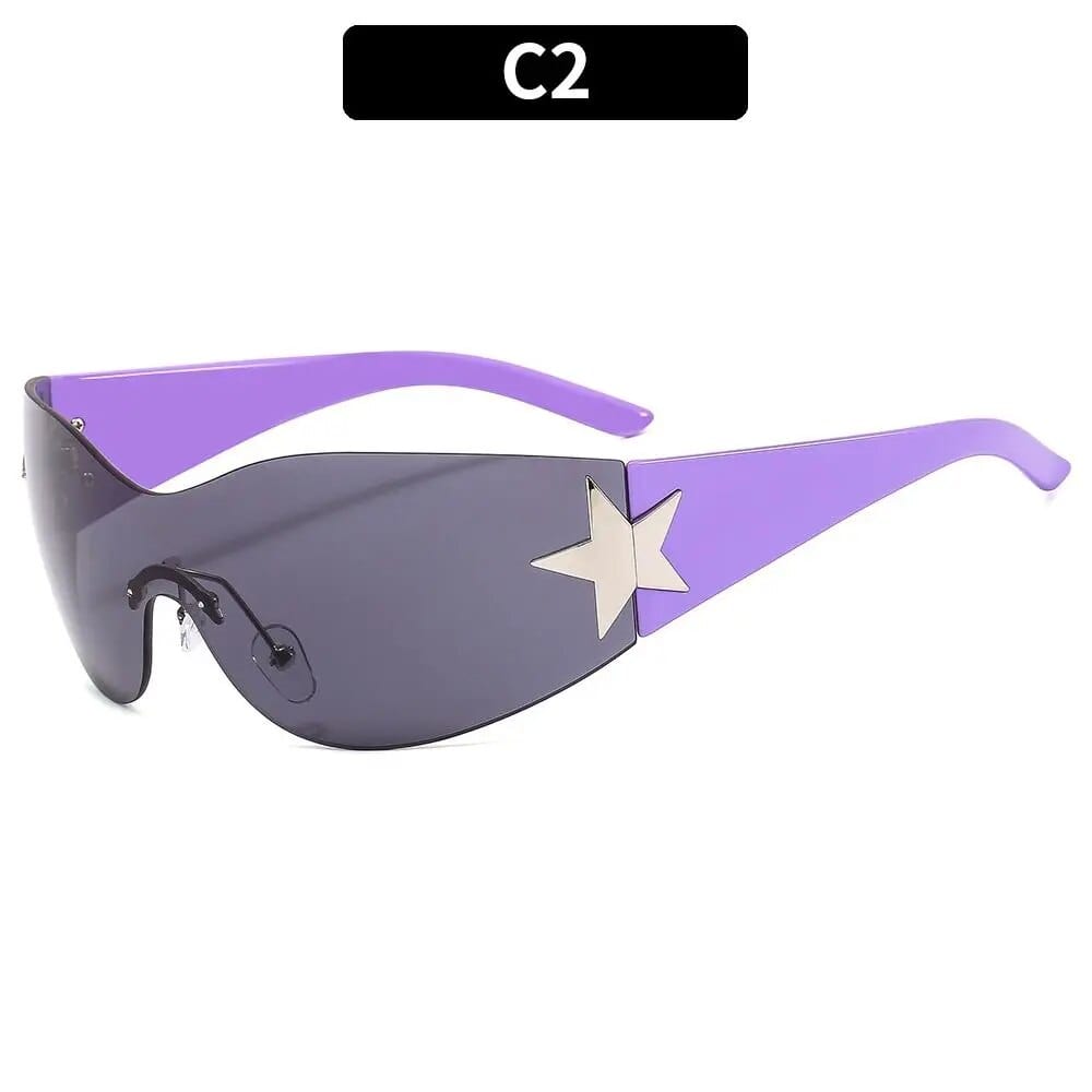 sunglasses violet y2k