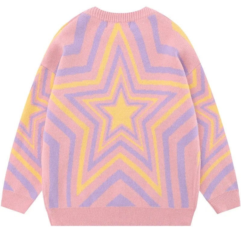 Sweater Cyber Y2K rose