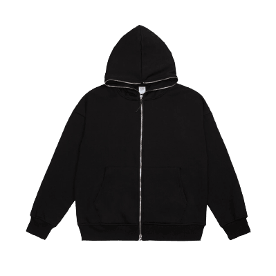 Sweat Streetwear Zippe noir