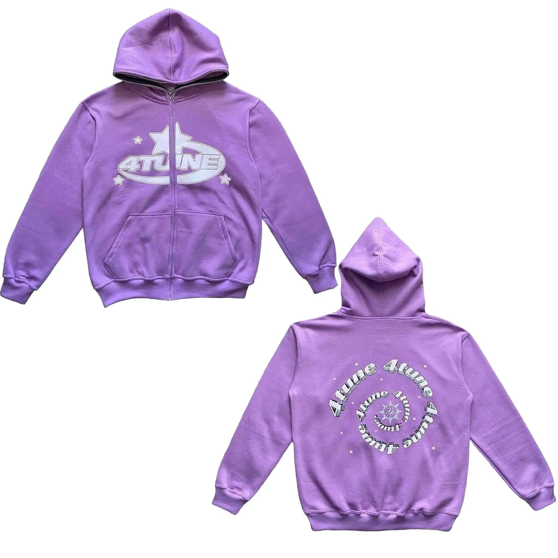 Sweat violet Full Zip Y2k