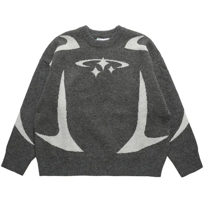 Sweater gris Y2K