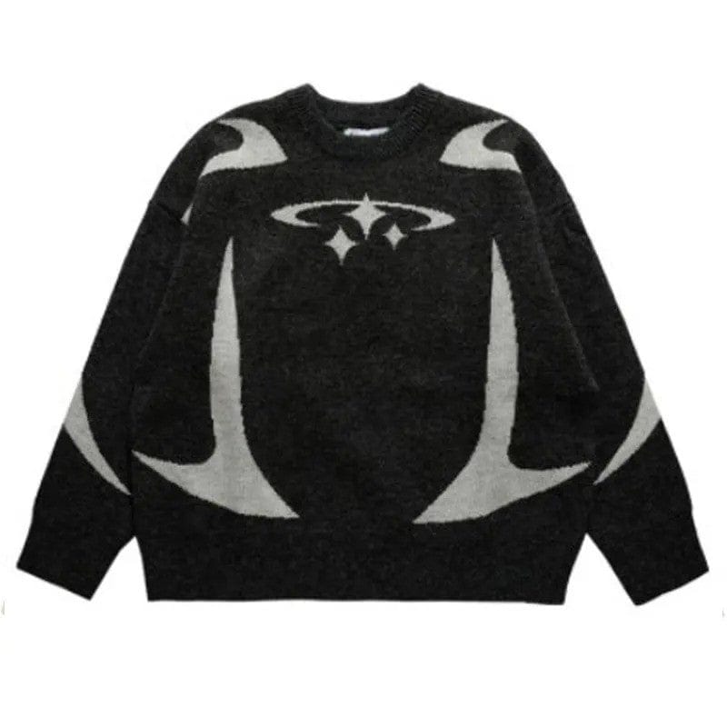 Sweater noir Y2K