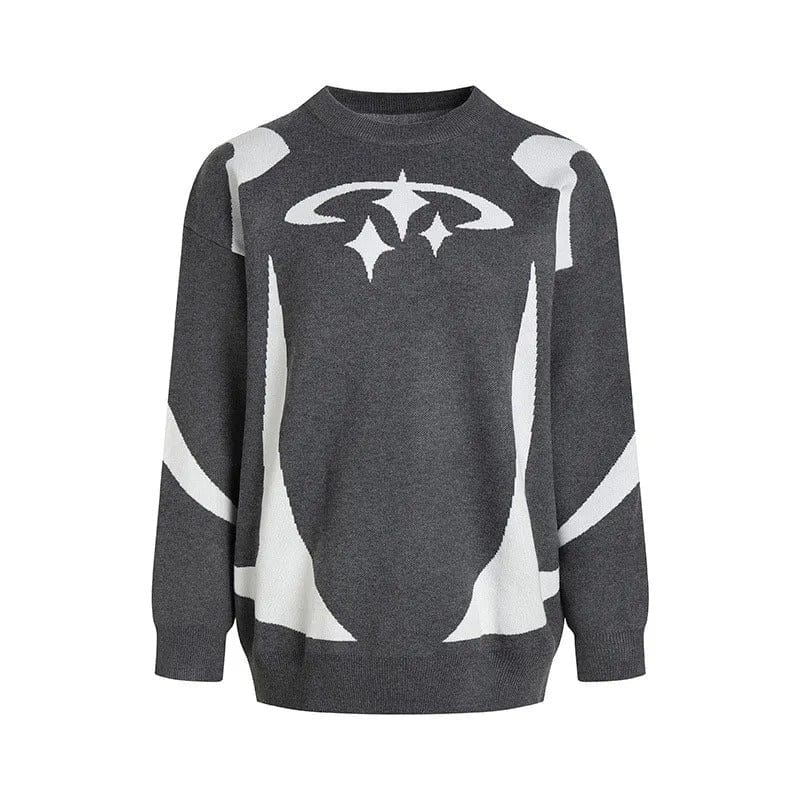 Sweater Y2K gris