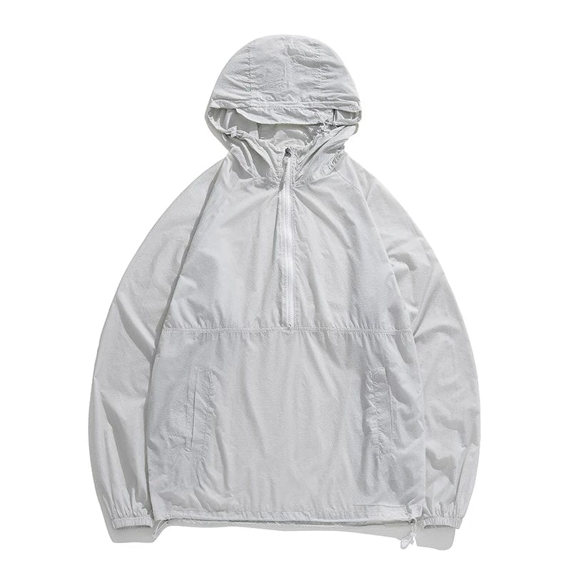 Veste Anti Pluie Gorpcore blanche