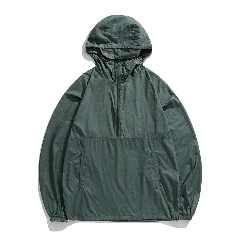 Veste Anti Pluie Gorpcore gris