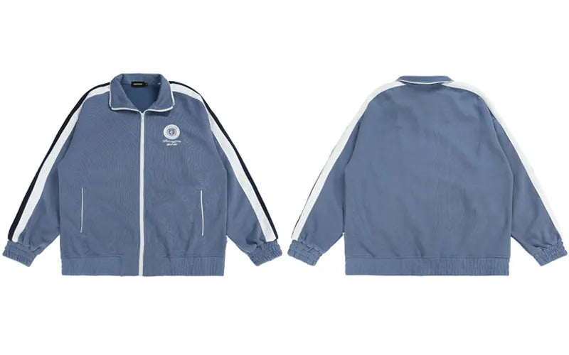 veste bleu full zip y2k vintage