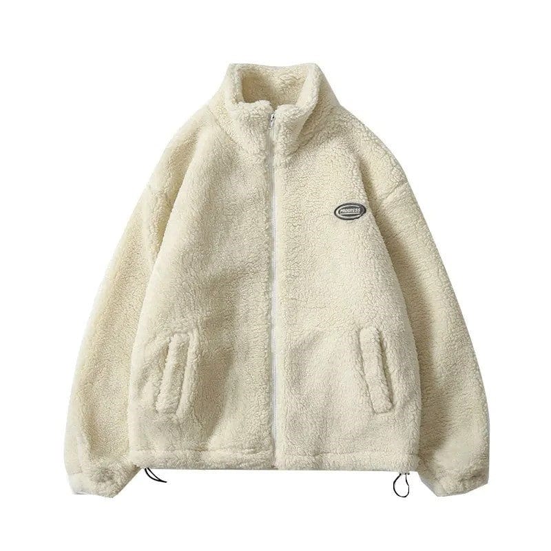 Veste Polaire beige Zippée