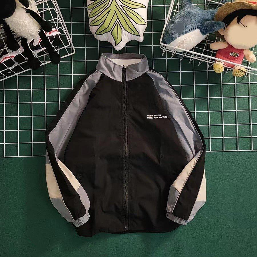 Veste Zip Y2K noir