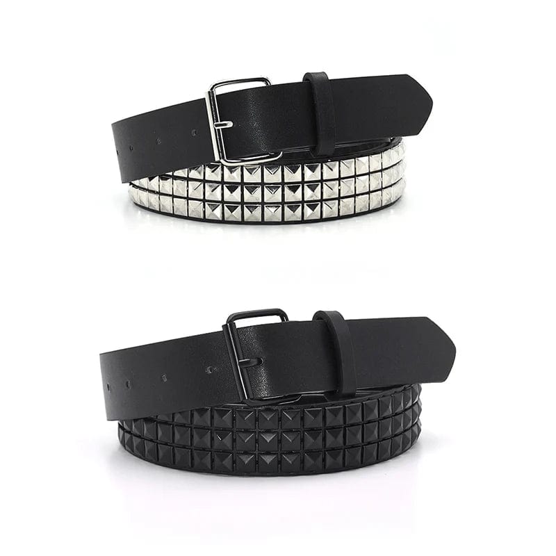 y2k ceinture strass noir